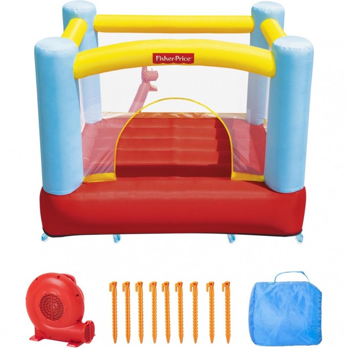 Игровой центр-батут BESTWAY FISHER PRICE до 113кг, 3-8 лет 93549 BW