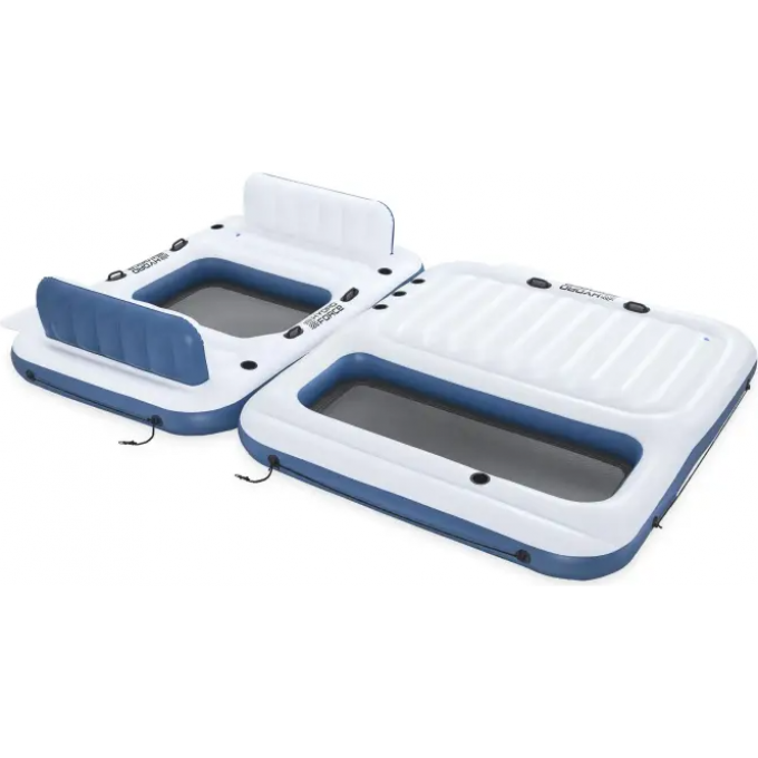 Надувной матрас-остров BESTWAY для плавания двойной 269х182х67см+268х234х30см 43964 BW
